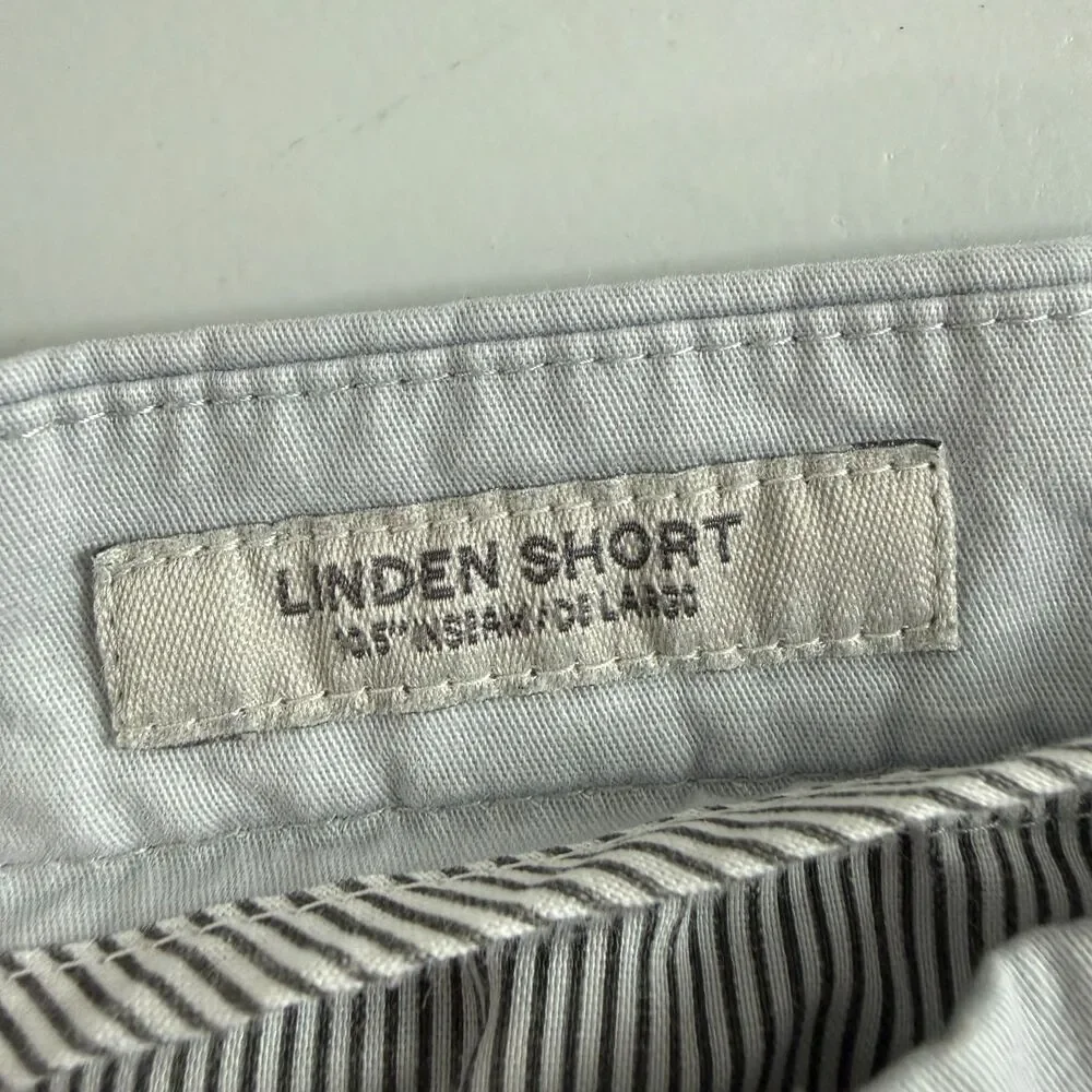 Goodfellow & Co Linden Shorts Men's 32 Gray Chino Stretch Flat Front
